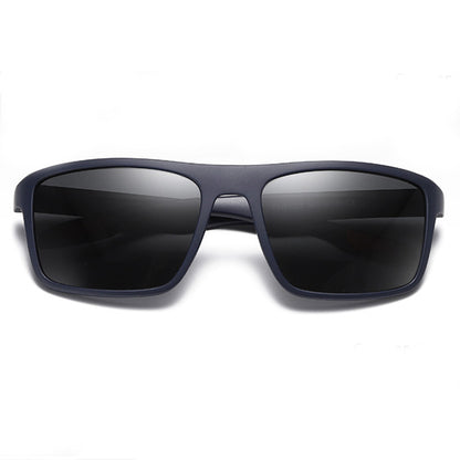 Ochelari De Soare Barbati Techsuit TR90 (MM101), Polarizati, Protectie UV, Albastri Rosii