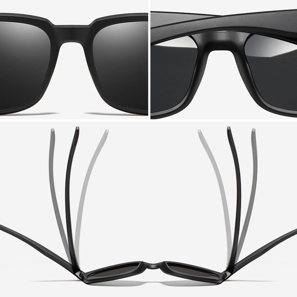 Ochelari De Soare Barbati Techsuit MM108, Polarizati, Protectie UV, Gri