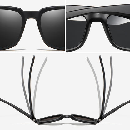 Ochelari De Soare Barbati Techsuit MM108, Polarizati, Protectie UV, Maro