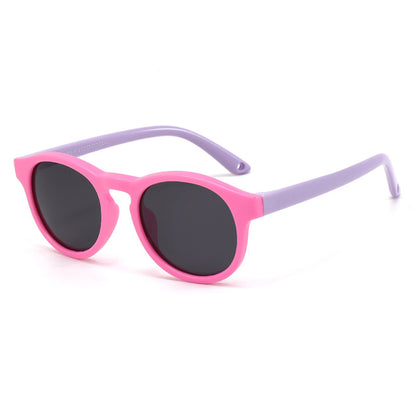 Ochelari De Soare Bebelusi Techsuit 8308-C42, Polarizati, Roz Mov