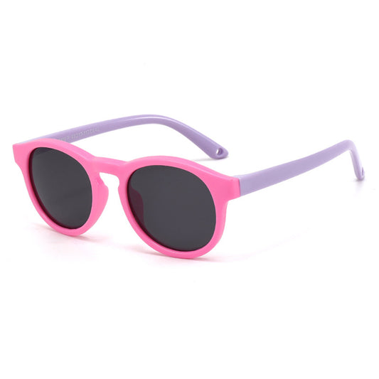 Ochelari De Soare Bebelusi Techsuit 8308-C42, Polarizati, Roz Mov