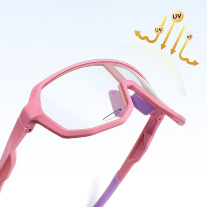 Ochelari De Soare Copii Techsuit 22312, Polarizati, Protectie UV, Roz