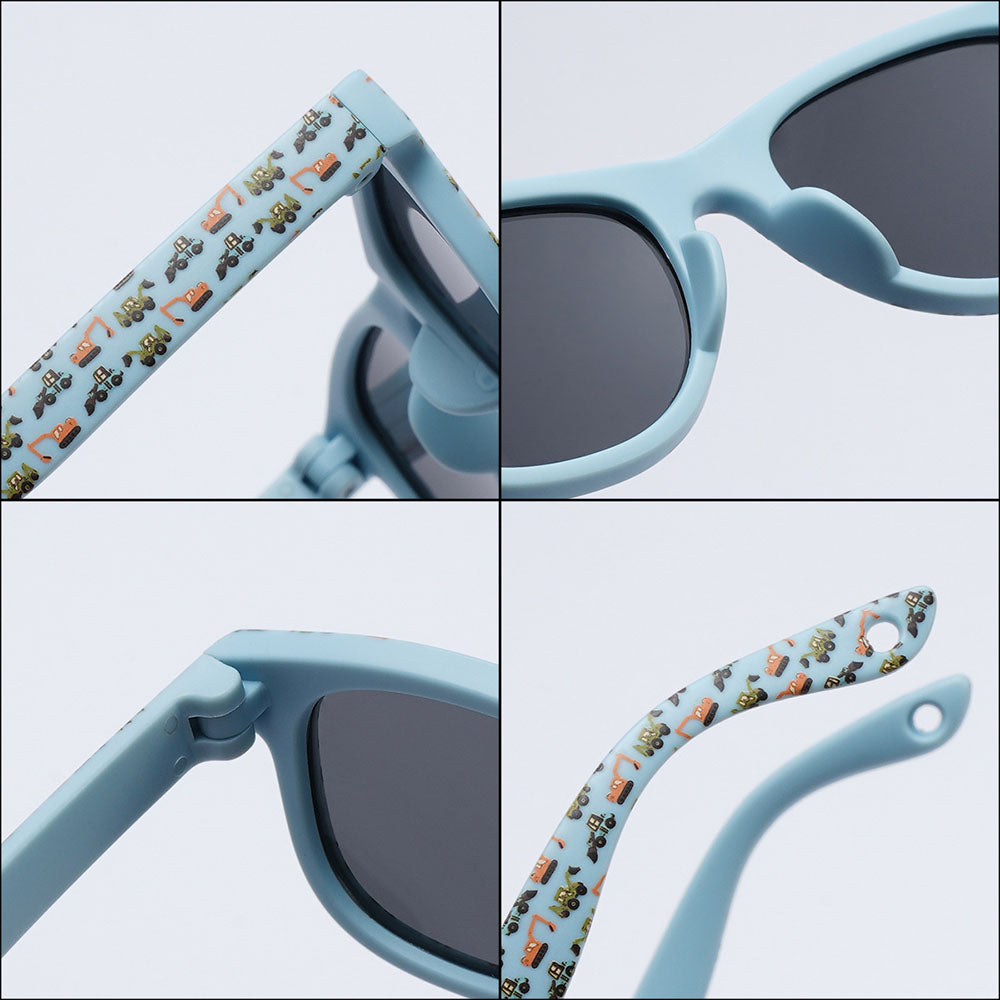 Ochelari De Soare Copii Techsuit 5218, Polarizati, Protectie UV, Albastrii