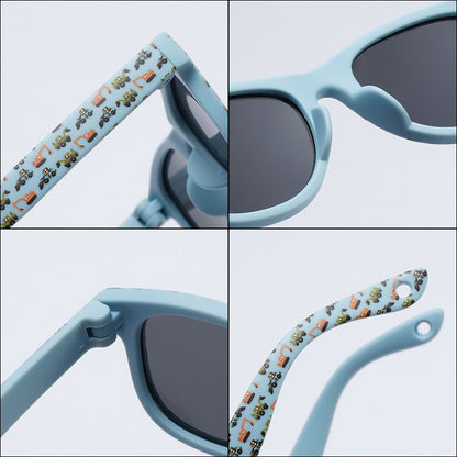 Ochelari De Soare Copii Techsuit 5218, Polarizati, Protectie UV, Albastrii