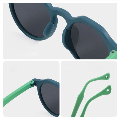 Ochelari De Soare Copii Techsuit 601, Polarizati, Protectie UV, Mov Gri