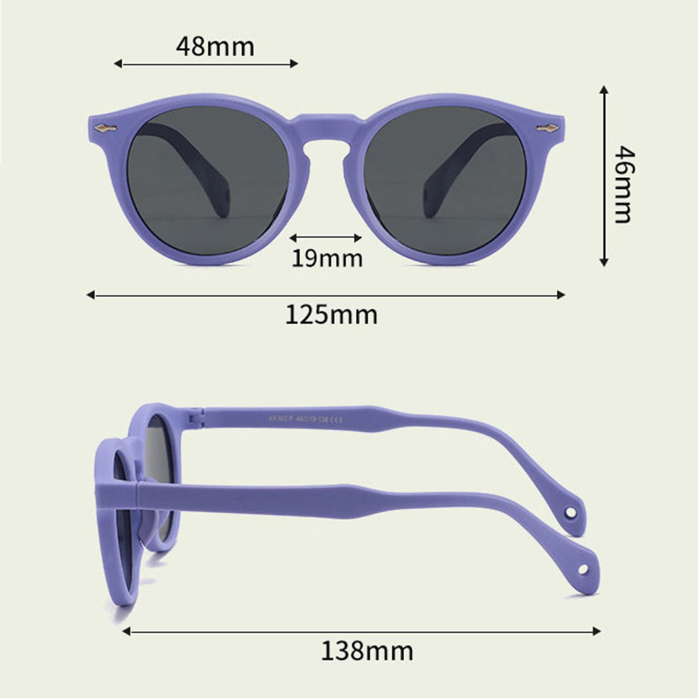 Ochelari De Soare Copii Techsuit 602, Polarizati, Protectie UV, Bej