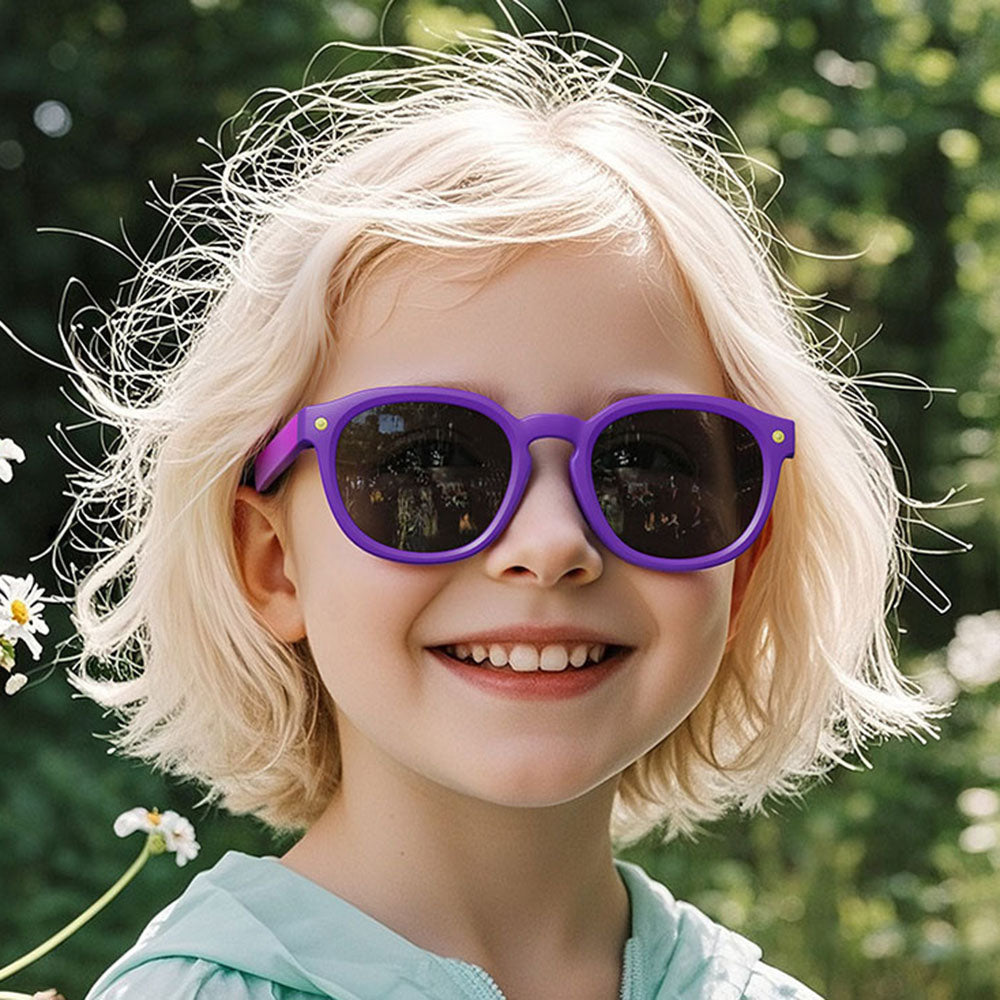 Ochelari De Soare Copii Techsuit 616, Polarizati, Protectie UV, Mov Roz