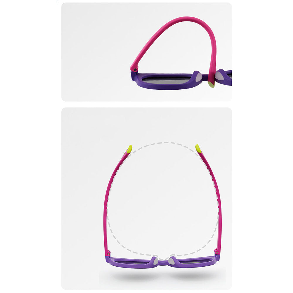 Ochelari De Soare Copii Techsuit 616, Polarizati, Protectie UV, Mov Roz