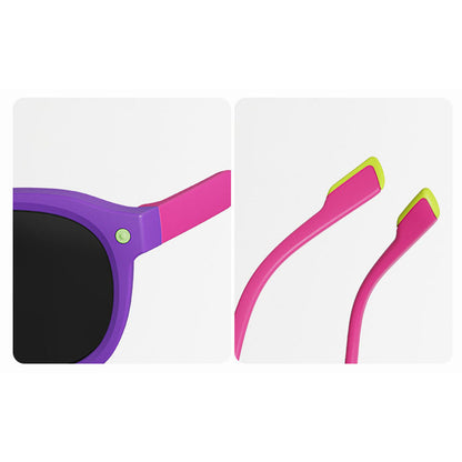 Ochelari De Soare Copii Techsuit 616, Polarizati, Protectie UV, Mov Roz