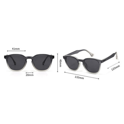 Ochelari De Soare Copii Techsuit 691, Polarizati, Protectie UV, Negri Albastrii Verzi Gradient