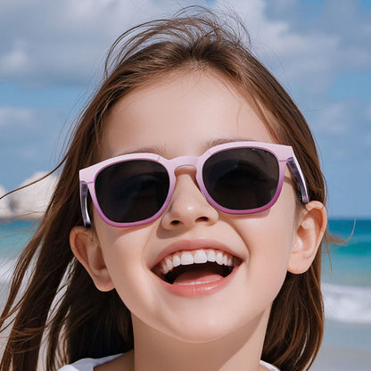 Ochelari De Soare Copii Techsuit 691, Polarizati, Protectie UV, Roz