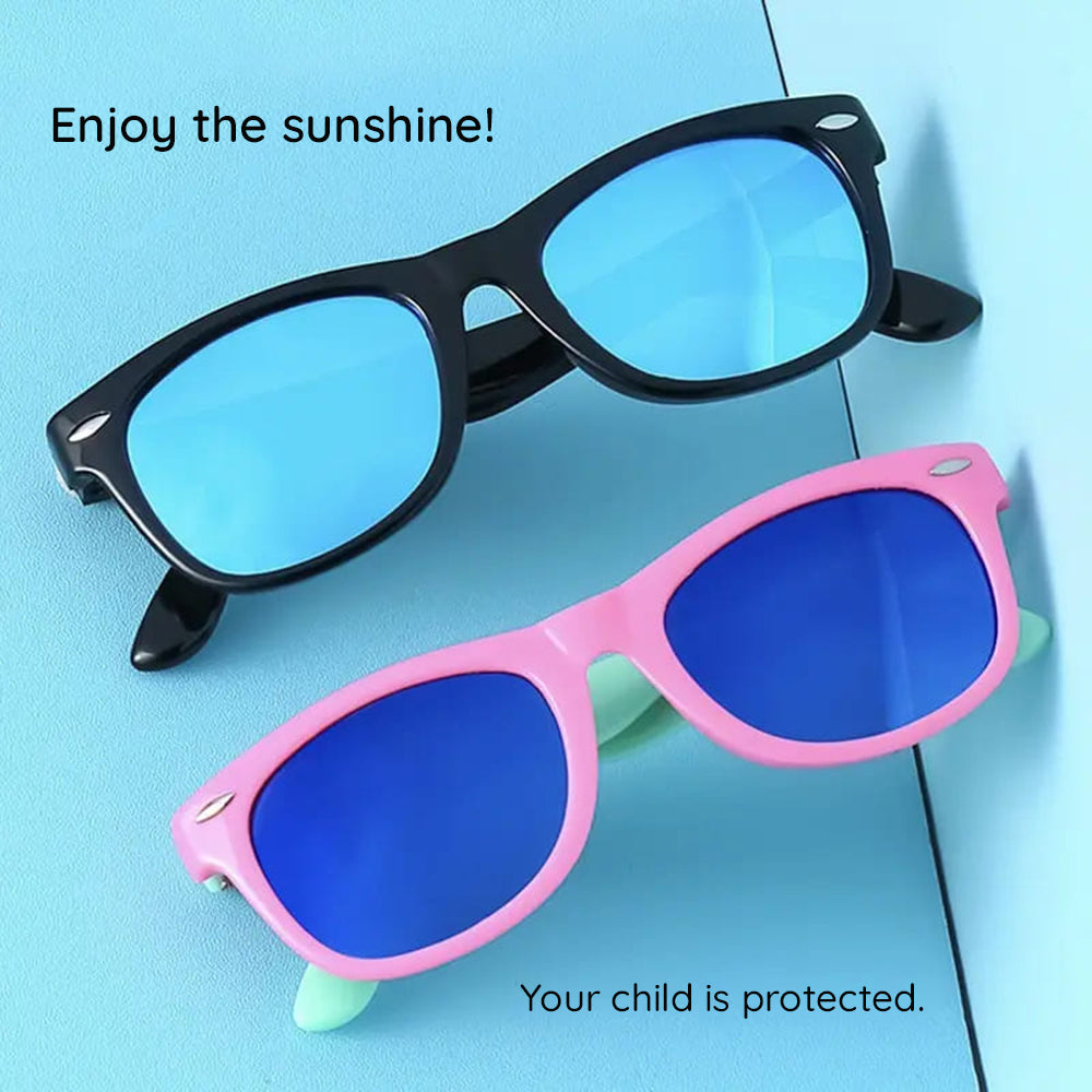 Ochelari De Soare Copii Techsuit D802, Polarizati, Protectie UV, Bleumarin Galbeni