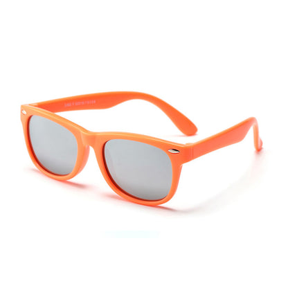 Ochelari De Soare Copii Techsuit D802, Polarizati, Protectie UV, Portocali