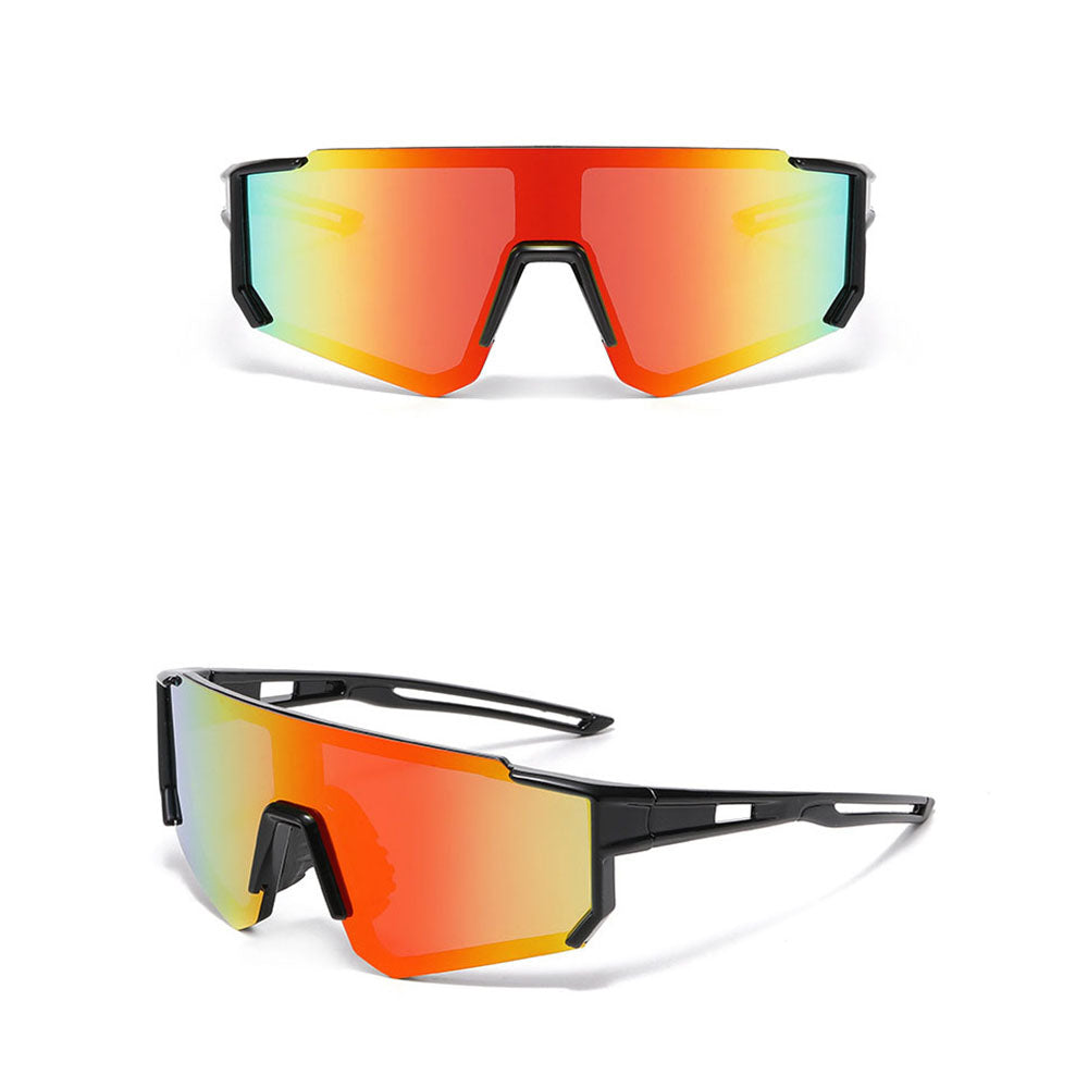 Ochelari De Soare Copii Techsuit R601, Polarizati, Protectie UV, Negri Portocalii Galbeni