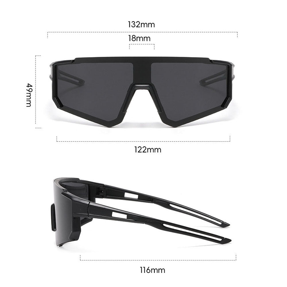 Ochelari De Soare Copii Techsuit R601, Polarizati, Protectie UV, Negri Portocalii Galbeni
