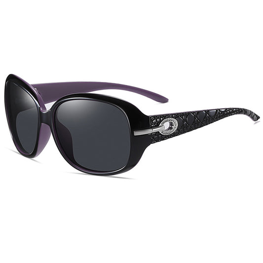 Ochelari De Soare Dama Techsuit 2012, Polarizati, Protectie UV, Negri Mov Gri