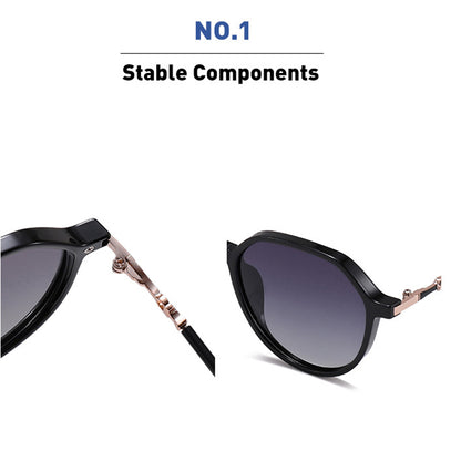 Ochelari De Soare Dama Techsuit 2203, Polarizati, Protectie UV, Gri Roz