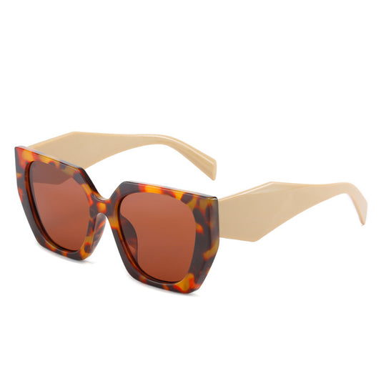 Ochelari De Soare Dama Techsuit 3967, Crem Maro