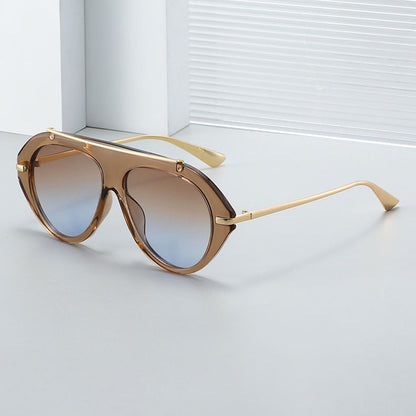Ochelari De Soare Dama Techsuit 8092, Negri Portocalii