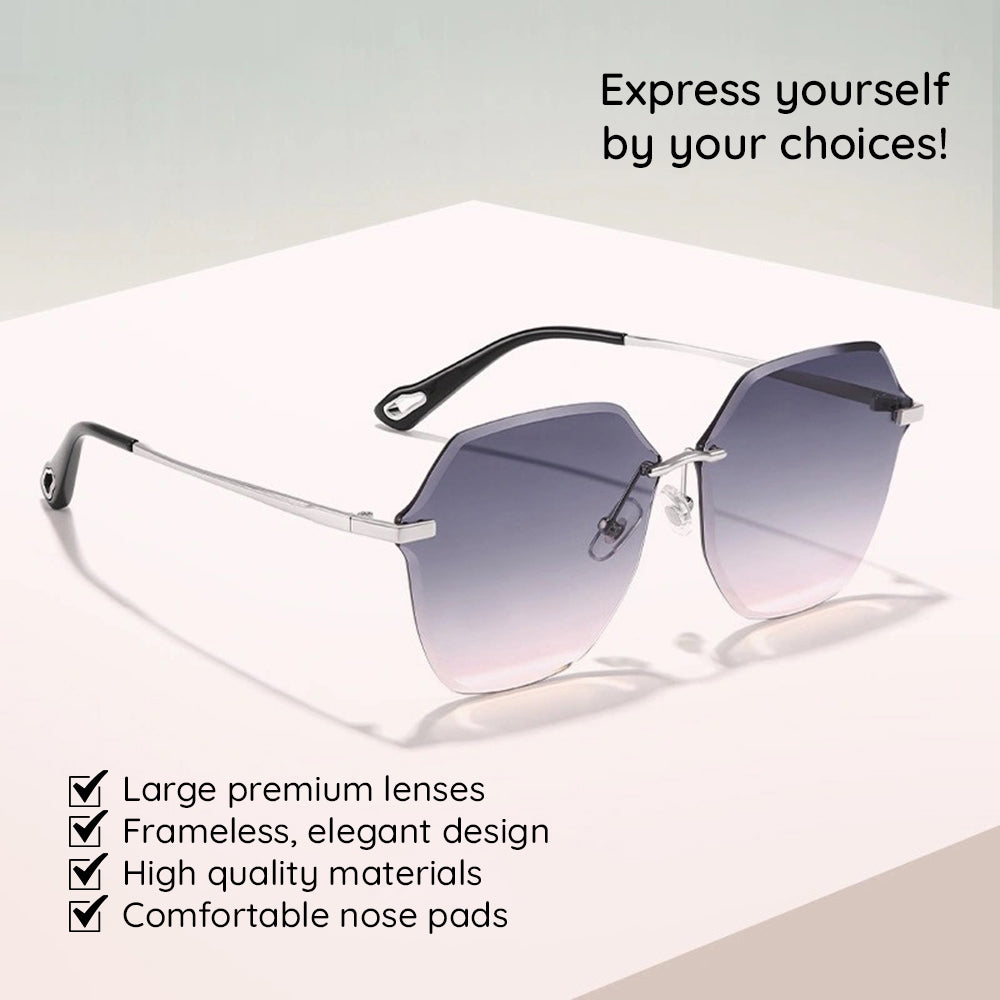 Ochelari De Soare Dama Techsuit 8195, Argintii Mov