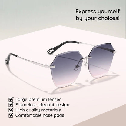 Ochelari De Soare Dama Techsuit 8195, Argintii Mov