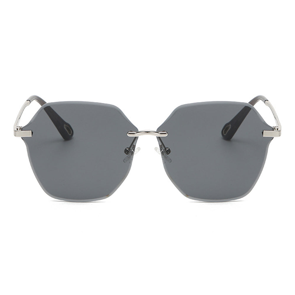 Ochelari De Soare Dama Techsuit 8195, Negri Argintii