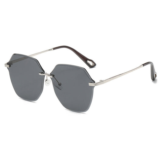 Ochelari De Soare Dama Techsuit 8195, Negri Argintii