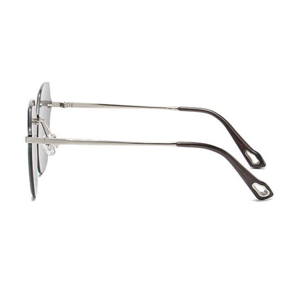 Ochelari De Soare Dama Techsuit 8195, Negri Argintii