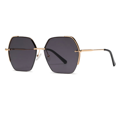 Ochelari De Soare Dama Techsuit 8561, Aurii Gri
