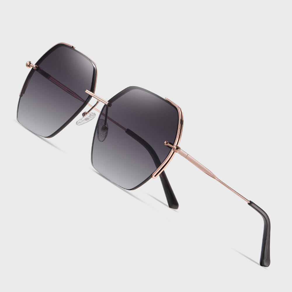 Ochelari De Soare Dama Techsuit 8561, Aurii Gri