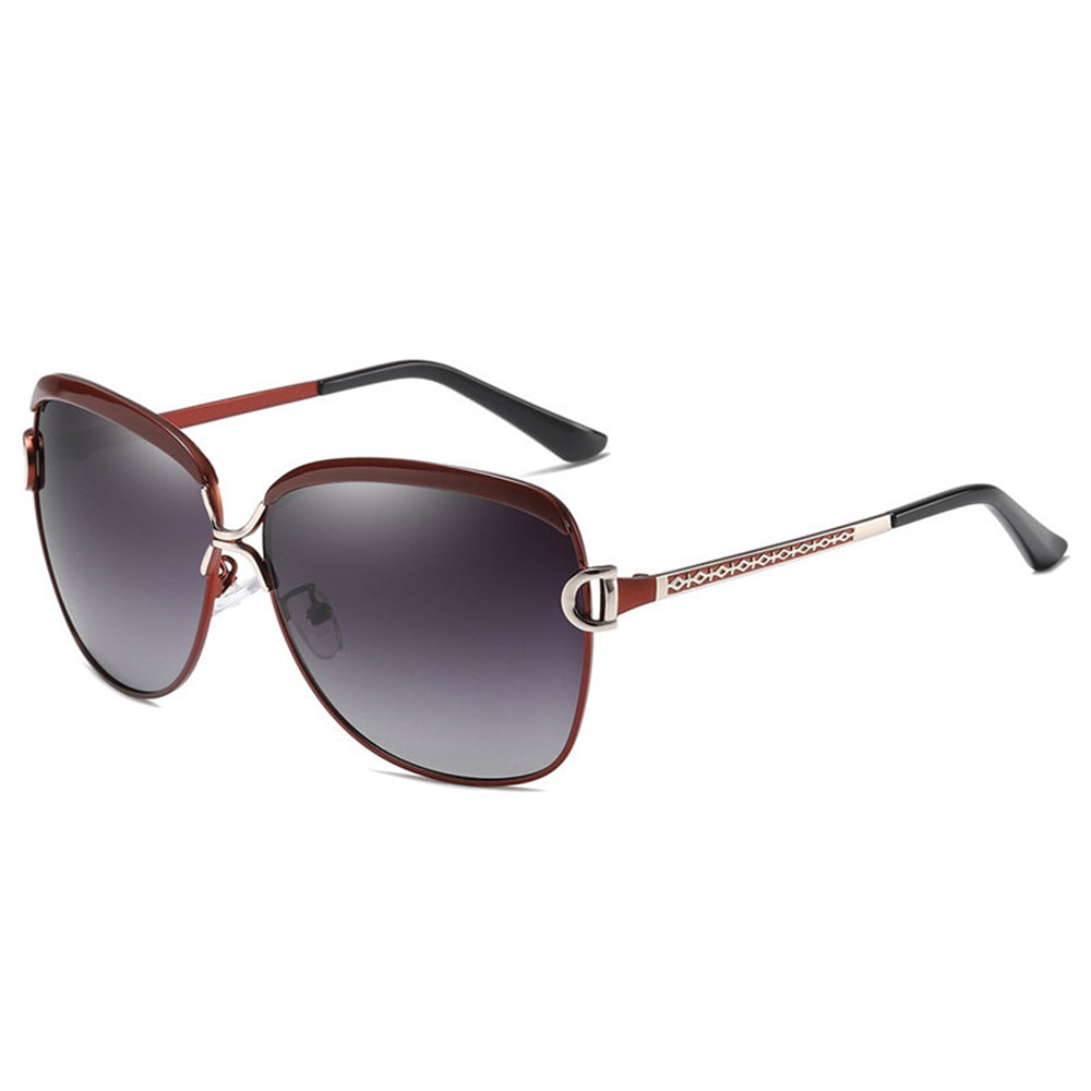 Ochelari De Soare Dama Techsuit 8702, Polarizati, Protectie UV, Maro