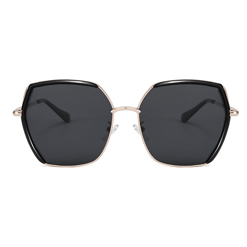Ochelari De Soare Dama Techsuit 9768, Polarizati, Protectie UV, Gri Aurii Verzi