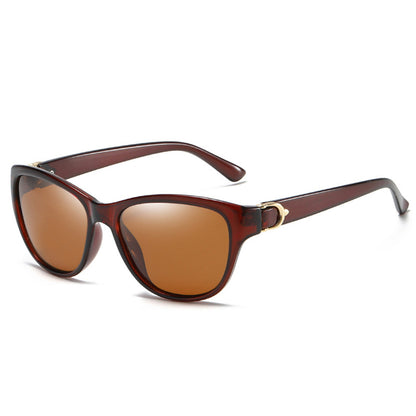 Ochelari De Soare Dama Techsuit A572, Polarizati, Protectie UV, Maro
