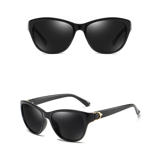 Ochelari De Soare Dama Techsuit A572, Polarizati, Protectie UV, Negri Gri