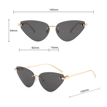 Ochelari De Soare Dama Techsuit S099, Aurii Negri