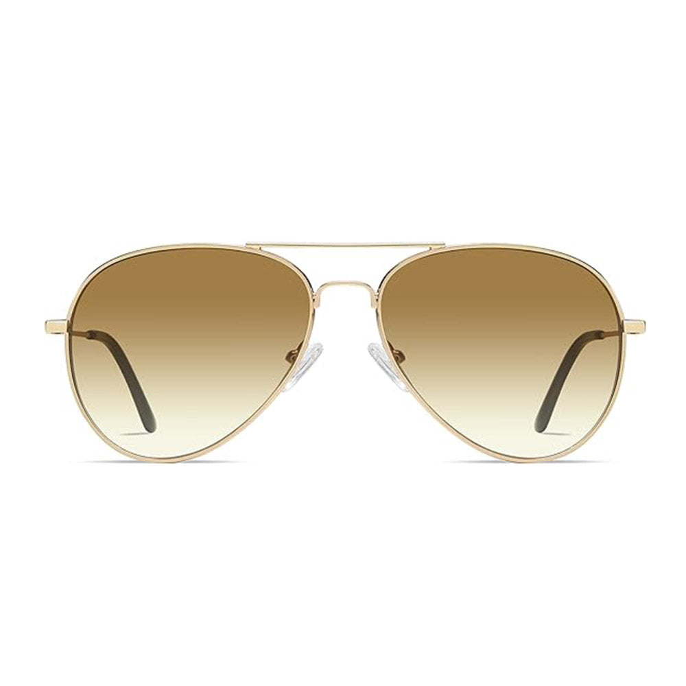 Ochelari De Soare Unisex Techsuit 3025, Protectie UV, Aurii Maro