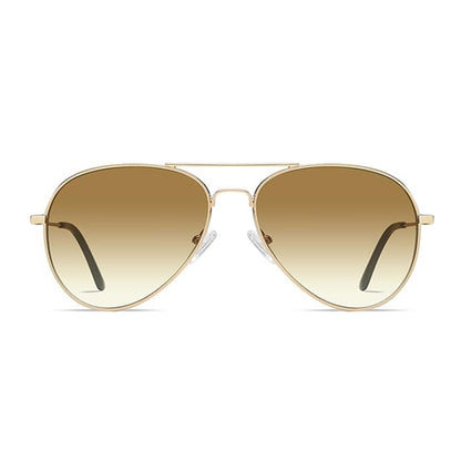 Ochelari De Soare Unisex Techsuit 3025, Protectie UV, Aurii Maro