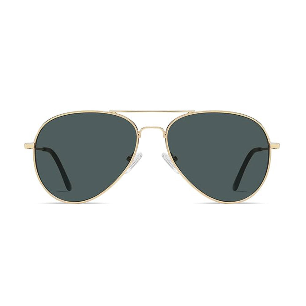 Ochelari De Soare Unisex Techsuit 3025, Protectie UV, Aurii Verzi