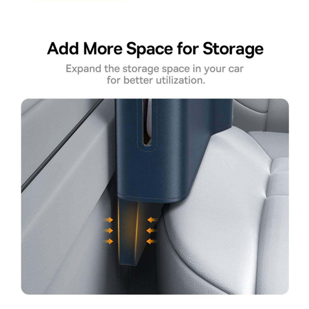 Organizator Auto Baseus OrganizeFun pentru spatiu dintre consola si scaun, Albastru C20256502311-00