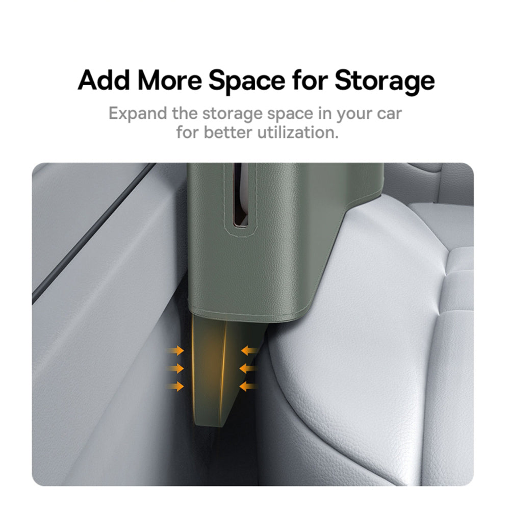 Organizator Auto Baseus OrganizeFun pentru spatiu dintre consola si scaun, Gri C20256502831-00