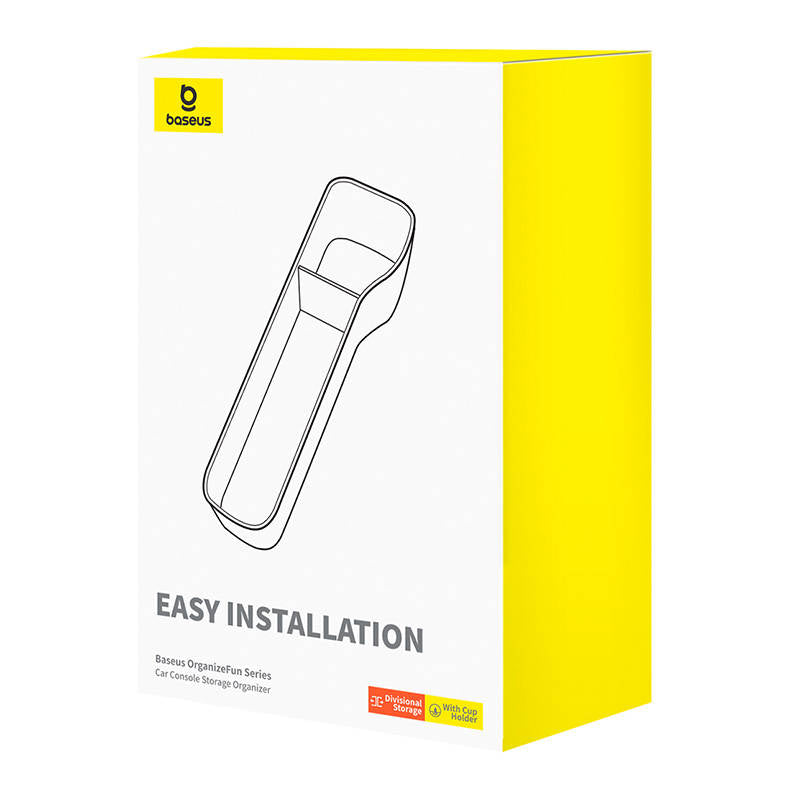 Organizator Auto Baseus OrganizeFun pentru spatiu dintre consola si scaun, Maro C20256502001-00