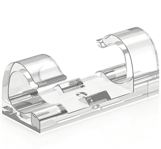 Organizator Cabluri CableCreation CT1001, Set 50 bucati, Transparent