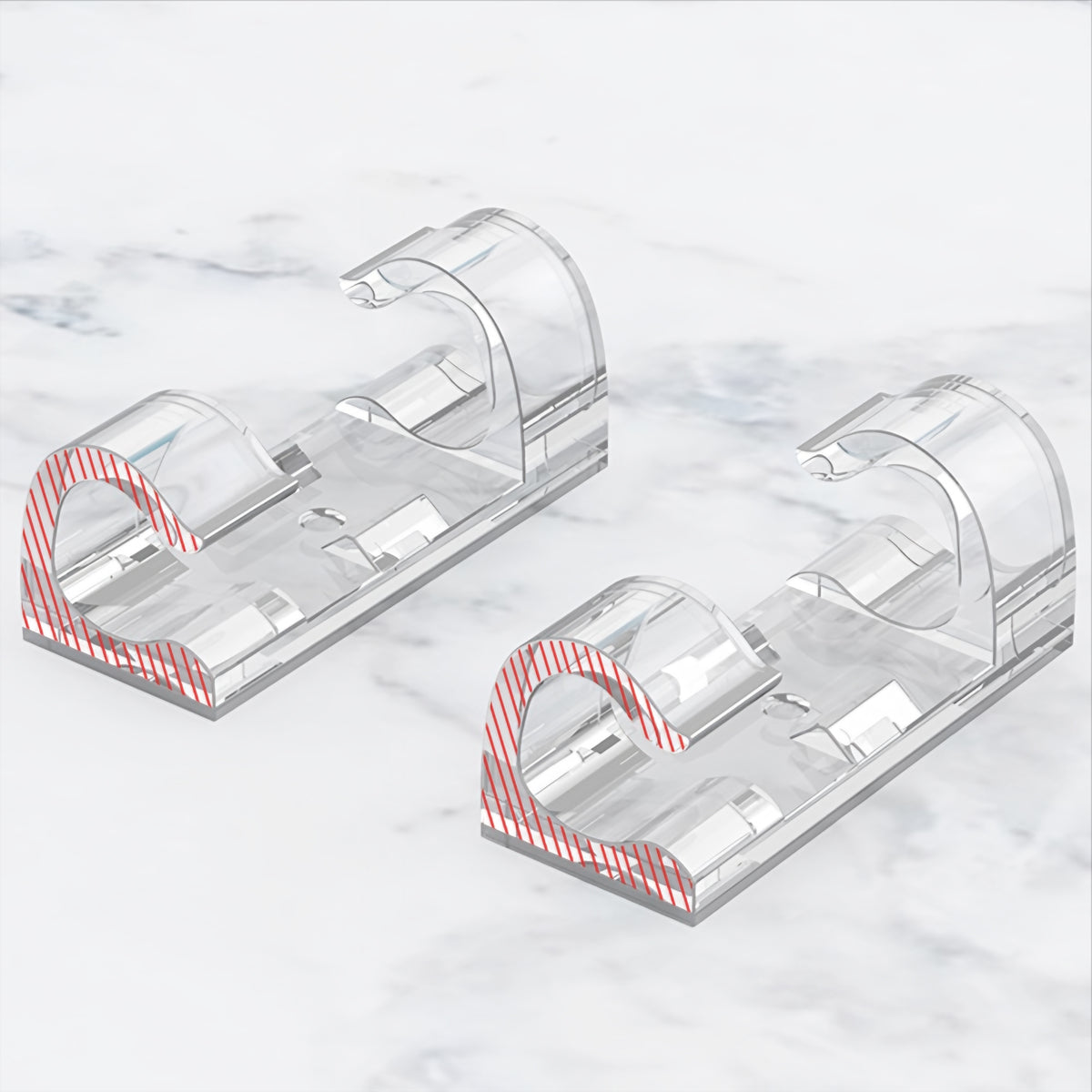 Organizator Cabluri CableCreation CT1001, Set 50 bucati, Transparent