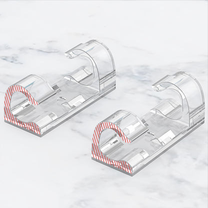Organizator Cabluri CableCreation CT1001, Set 50 bucati, Transparent