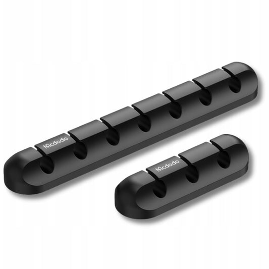 Organizator Cabluri McDodo WF-5960, Set 2 bucati, Negru