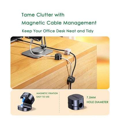 Organizator Cabluri UGREEN LP886, Set 3 Bucati, Negru