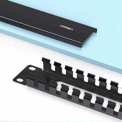 Organizator Cabluri UGREEN NW128, 24 Porturi, Negru