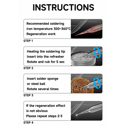 Pasta curatare / refacere varf letcon Mechanic QR12