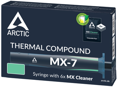Pasta Termoconductoare ARCTIC MX-7 + Servetele MX Cleaner, Tip Seringa, 4g ACTCP00092A