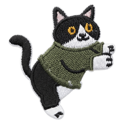 Patch / Petic Textil OEM Cat 2, Set 3 bucati, Multicolor
